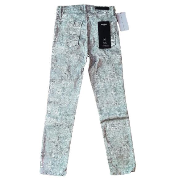 GRLFRND Reed High Rise Skinny Jeans Sz 25/26 NWT Animal Spotted Print USA - Picture 8 of 12